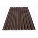 Ver imagem 1 de Telha Ecologica Classica Marrom 3mm 2,00x0,95m Onduline - Unico