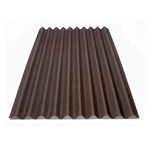 Telha Ecologica Classica Marrom 3mm 2,00x0,95m Onduline - Unico