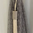 Ver imagem 1 de Pingente para Cortina com Strass Luxo Perola