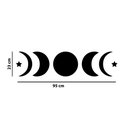Ver imagem 2 de Adesivo Decorativo Fases da Lua Decoração Mística Sala Quarto Kanto Store Adesivo de Parede Preto