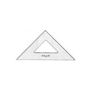 Esquadro Acrilico MOD.2532 45G. 32CM/2MM S/ESCAL