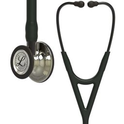 Estetoscopio 3m Littmann Cardiology Iv 6179 Preto com Champanhe Espelhado e Conector Preto - 2