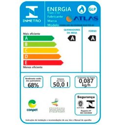Fogão Coliseum Plus 4 Bocas Acendimento Manual Atlas - 8 Fogão Coliseum Plus 4 Bocas Acendimento Manual Atlas - 8