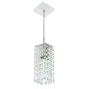 Ver imagem 2 de Kit 2 Lustre Pendente Clearcrillic Cristal Acrílico Branco