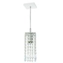 Ver imagem 3 de Kit 2 Lustre Pendente Clearcrillic Cristal Acrílico Branco