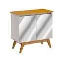 Ver imagem 1 de Buffet Classic 2 Portas Off-White com Nature e Espelho