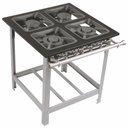 Ver imagem 1 de Fogão 4 Bocas Duplas 4bd M14 40x40 Perfil 6,5 Metalmaq