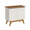 Ver imagem 1 de Buffet Classic 2 Portas Off-White com Freijó