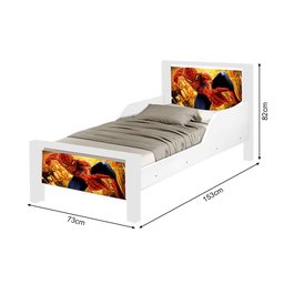 Mini Cama Infantil Adesivada Homem Aranha - 3