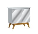 Ver imagem 1 de Buffet Classic 2 Portas Branco Acetinado e Espelho