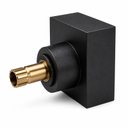 Ver imagem 5 de Kit 2 Acabamentos Quadrado para Registro 16 Estrias Preto Fs