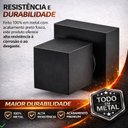 Ver imagem 7 de Kit 2 Acabamentos Quadrado para Registro 16 Estrias Preto Fs