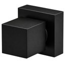 Ver mais imagens de Kit 2 Acabamentos Quadrado para Registro 16 Estrias Preto Fs