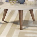 Ver imagem 3 de Conjunto Mesa de Centro e Mesa de Apoio Grazi - Off White