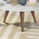 Ver imagem 3 de Conjunto Mesa de Centro e Mesa de Apoio Grazi - Branco