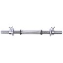 Ver imagem 2 de Barra Halter Maciça 40cm Recartilhada Com Rosca Yangfit