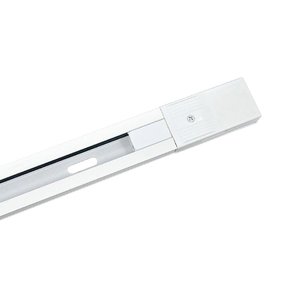 Trilho Eletrificado de Sobrepor para Spot Nordecor com 2 Metros Bivolt Branco 6060