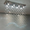 Ver imagem 1 de Lustre Teto Cristal Legítimo Alto Brilho Design Moderno