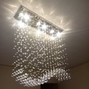 Ver imagem 3 de Lustre Teto Cristal Legítimo Alto Brilho Design Moderno
