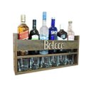 Ver imagem 2 de Mini Bar Decoração De Parede Adega 100% Mdf Bebidas Imbuia