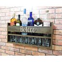 Ver imagem 3 de Mini Bar Decoração De Parede Adega 100% Mdf Bebidas Imbuia