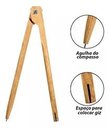 Ver imagem 2 de Compasso para Quadro Escolar 40 Cm - Pacote com 3 Unidades