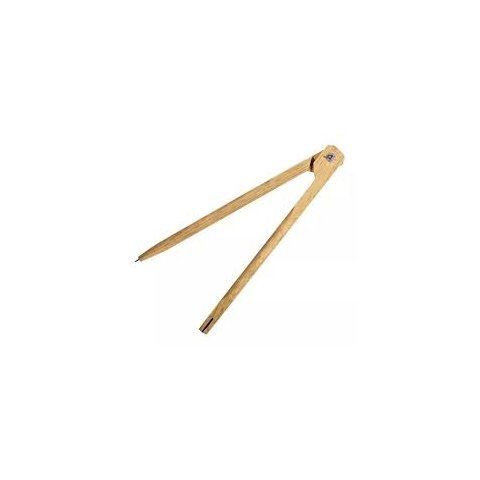 Compasso para Quadro Escolar 40 Cm - Pacote com 3 Unidades