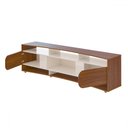 Ver imagem 3 de Rack com Painel para Tv até 86 Polegadas Seleto 2 Portas Cedro/off White - Pnr Móveis