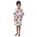 Ver imagem 1 de Roupão Aveludado Lepper Estampado Personagens Infantil a Casa Mágica da Gabby M