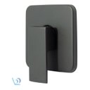 Ver imagem 3 de Kit Chuveiro Banheiro Square Preto C/ Acabamento Monocomando