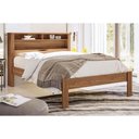Ver imagem 1 de Cama de Casal Invicta com Baú + 2 Nichos Jatoba - Santos Andirá