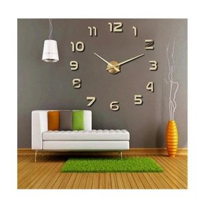 Relógio De Parede Gigante - 94 Cm De Diâmetro Cor Dourada
