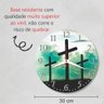 Relógio Parede Cruz Jesus Deus Religiao Igreja Cristo 30cm - 2