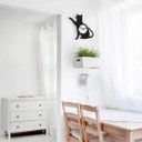 Ver imagem 2 de Relógio de Parede - Gato Preto Corpo Pet 30x30xcm