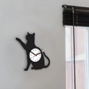 Ver imagem 3 de Relógio de Parede - Gato Preto Corpo Pet 30x30xcm
