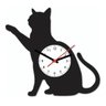 Relógio De Parede - Gato Preto Corpo Pet 30X30Xcm - 1
