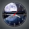 Relógio De Parede Lua Lago Noite Tamanho Com 40 Cm R02 - 4