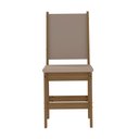 Ver imagem 6 de Conjunto Sala de Jantar Mesa Retangular 108cm Bellagio e 4 Cadeiras Clara Carvalho/off White - Polim