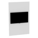 Ver imagem 3 de Painel Escritório Reunião para Tv até 32'' 90x136cm Branco Pa2915