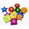 Relógio Pedagógico Educativo Brinquedo Palhacinho Em Madeira - 2