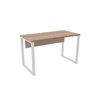 Mesa para Escritório 170x70 Pandin P25Tub - Naturalle/Branco - 1