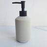 Porta Sabonete Liquido de Cimento Cinza e Preto 17,5cm - 1