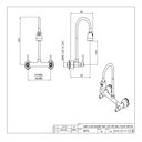 Ver imagem 7 de Torneira Misturador Cozinha de Parede Gourmet Luxo 1/4v