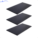 Ver imagem 2 de Kit 4 Prateleira Preta 70X35 Tampo Tabua Mdf Organizadora Decoração Cozinha Quarto Banheiro Sala