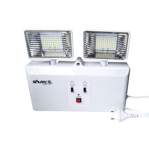 Luminária Emergência 2 Farois LED Br 1200Lm Bivolt