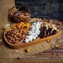 Ver imagem 5 de Petisqueira Tábua de Aperitivos Grande- Madeira Maciça Nobre