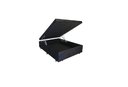 Ver imagem 2 de Cama Box Baú Viúvao Suede Preto Com 128cm de Largura