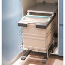 Ver imagem 4 de Lixeira Deslizante Inox Dupla 18L cada Tampa Articulada 36,5x50x54cm Masutti