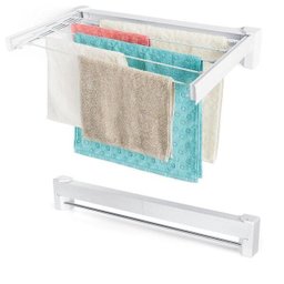 Varal De Parede Mágico Retrátil Dobrável Ordene Para Roupas - 1