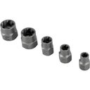 Ver imagem 1 de Jogo Soquete Saca Parafuso Porca 3/8 5 Peças 8 a 19mm - 3599505005 - Vonder